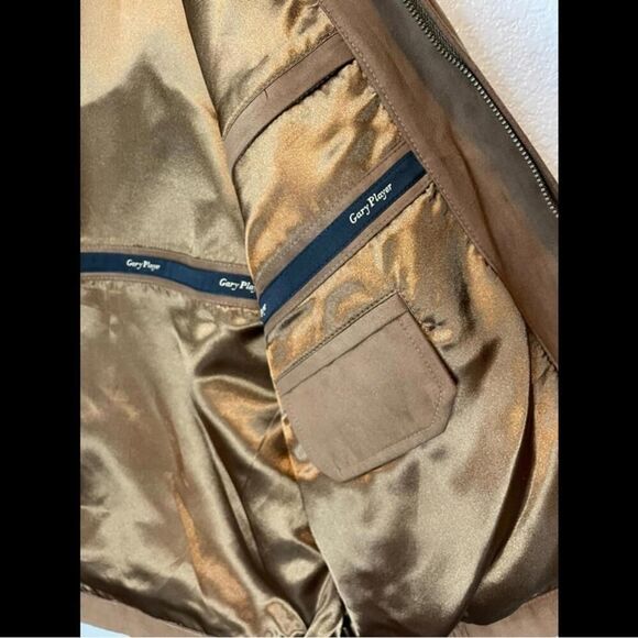 Gary Player men’s brown collared zip up jacket size XL - Picture 7 of 12